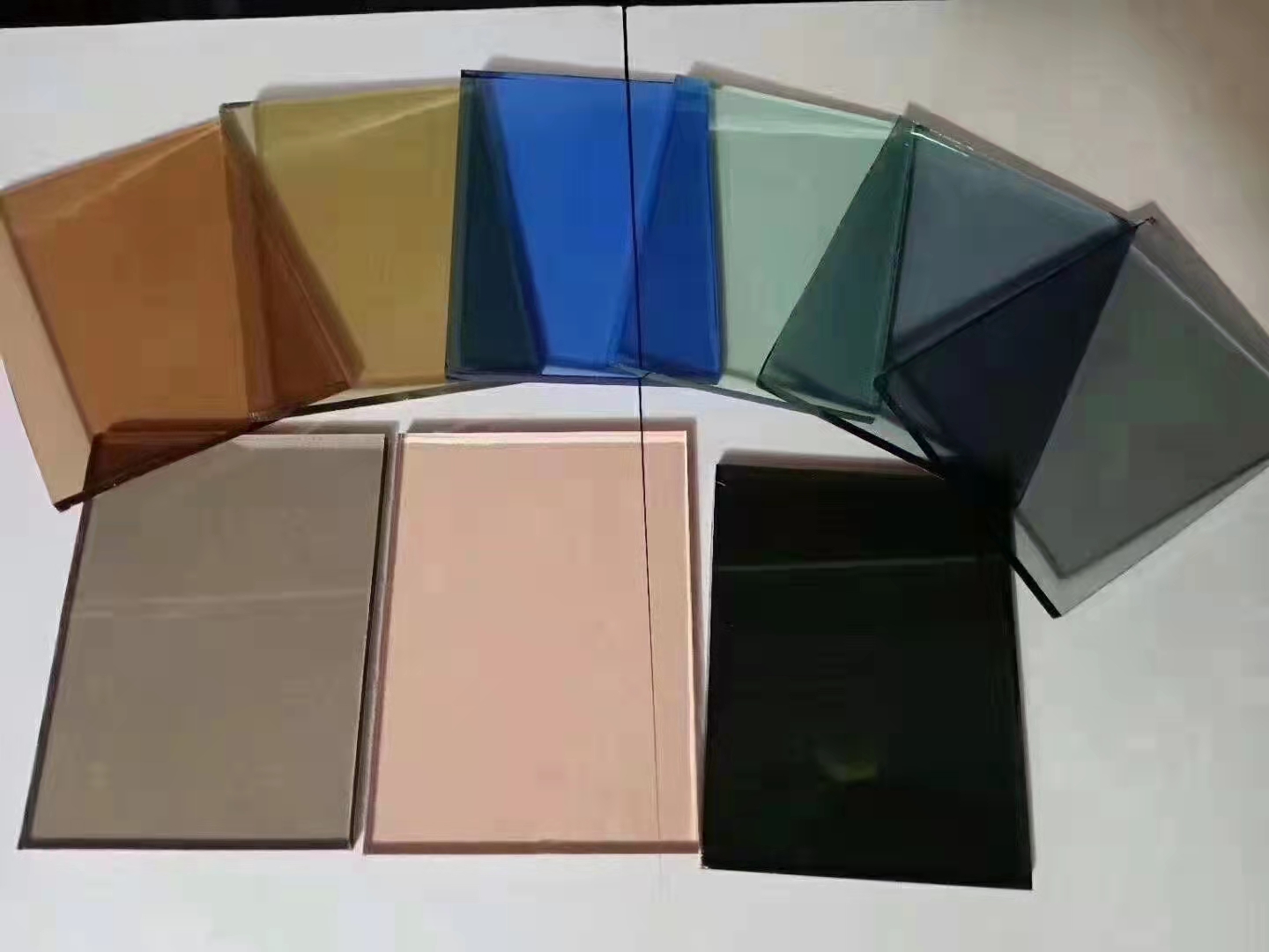 tinted glass and reflective glass